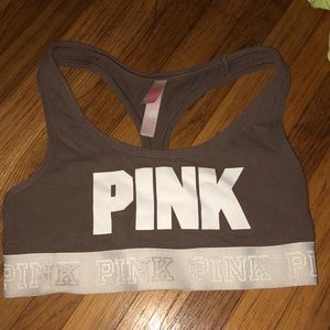 pink sports bra